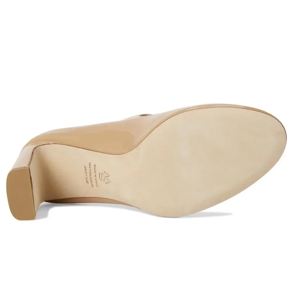 STUART WEITZMAN WOMENS BABETTE MARY JANE 85 ADOBE 6 MEDIUM